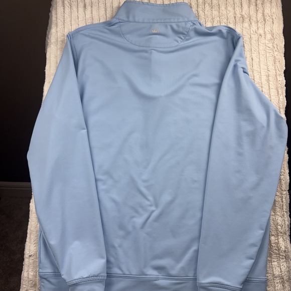 Peter Millar Crown Sport 1/4 Zip Performance Golf Pullover Blue MLS Sporting KC - Picture 10 of 11